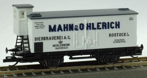 Beer car "Mahn & Ohlerich Bierbrauerei AG Rostock&qquot;<br /><a href='images/pictures/PSK_Modelbouw/790.jpg' target='_blank'>Full size image</a>